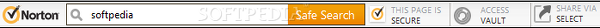 Showing NAV's Safe Search options via toolbar